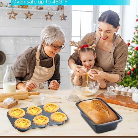 BLACK & DECKER 6-Piece Carbon Steel Bakeware Set, NWT - Picture 3 of 6